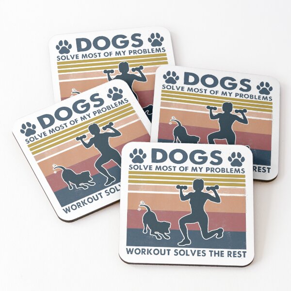 Item preview, DOGS SOLVE MOST REST WEIGHT LIFTING VINTAGE designed and sold by TALIA-ETHER.