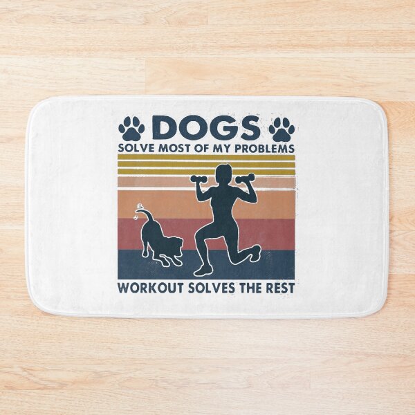 Item preview, DOGS SOLVE MOST REST WEIGHT LIFTING VINTAGE designed and sold by TALIA-ETHER.