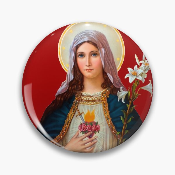 Item preview, Immaculate Heart of Mary - II (transparent background design) designed and sold by Brasilia.