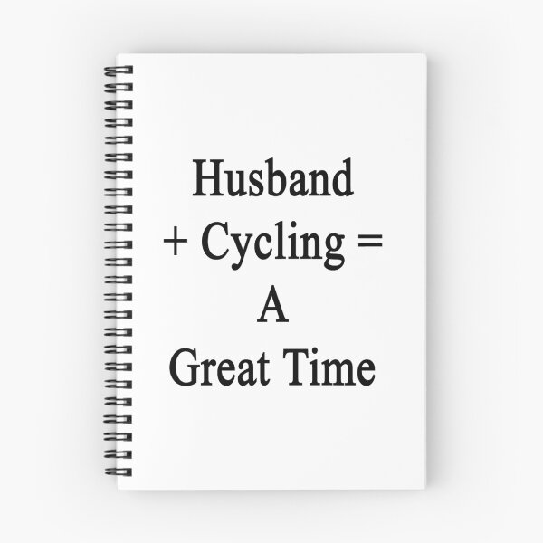 Item preview, Husband + Cycling = A Great Time  designed and sold by supernova23.