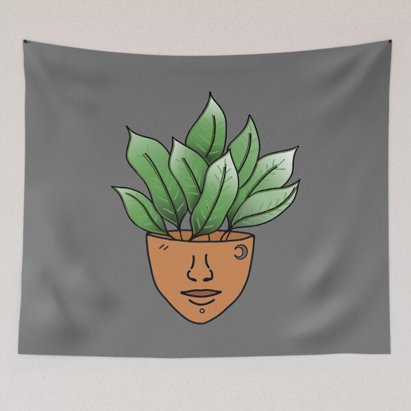 Item preview, PlantLover, Dumb Cane Plant Person With Face Tattoos designed and sold by 10pmCreations.