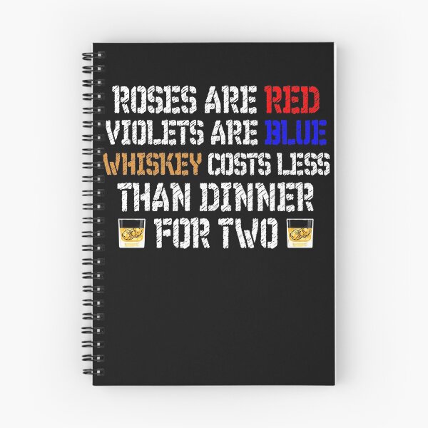 Item preview, Roses are red whiskey costs less funny Valentines singles day  designed and sold by pearlindustries.