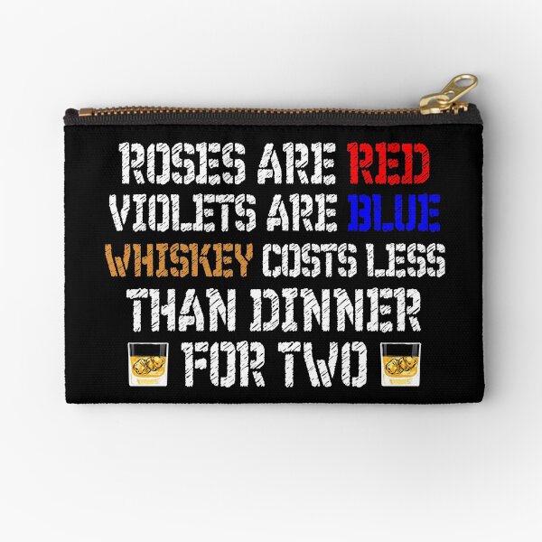 Item preview, Roses are red whiskey costs less funny Valentines singles day  designed and sold by pearlindustries.