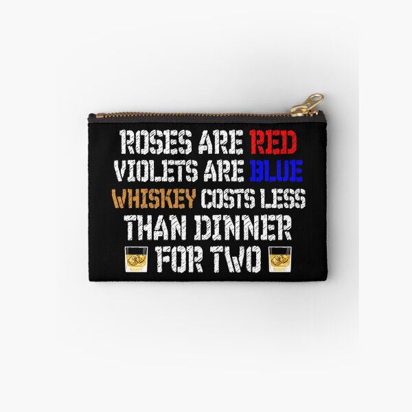 Item preview, Roses are red whiskey costs less funny Valentines singles day  designed and sold by pearlindustries.