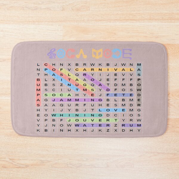 Item preview, Soca Music - Caribbean Festival Cross Word Puzzle - Soca Mode designed and sold by Soca-Mode.
