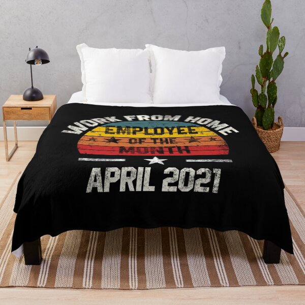 Item preview, Work from Home Employee of the Month April 2021 designed and sold by Koi-Art.