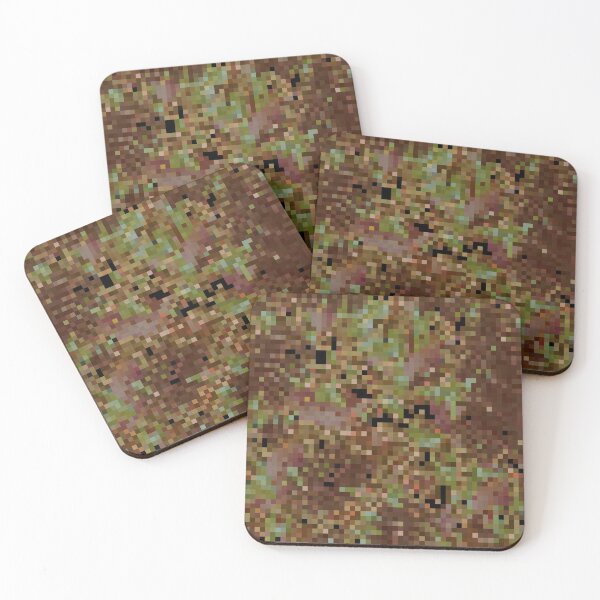 Item preview, Camouflage Pattern 8 bit Forest Leaves designed and sold by Nonshape.