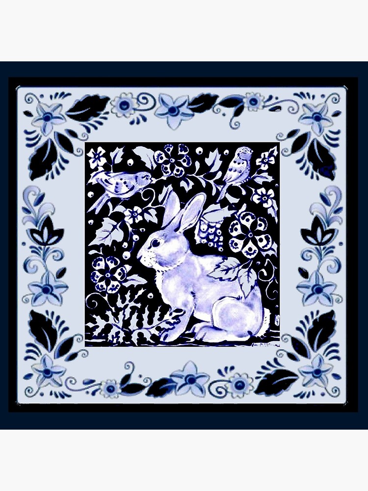 Delft order Rabbits and Flowers