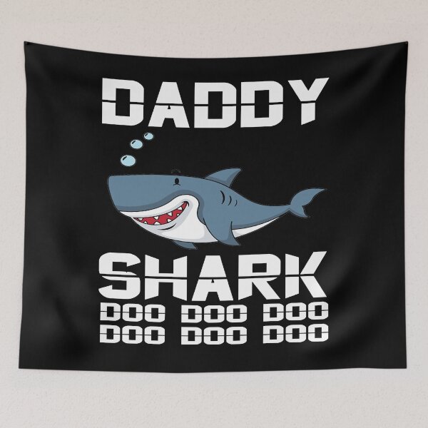 Item preview, Men Daddy Shark Doo Doo Doo The Shark Family Apparel designed and sold by joslinprent26.