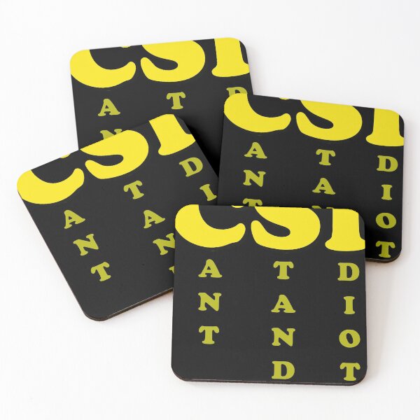 Item preview, CSI - Can't Stand Idiots designed and sold by Swags.