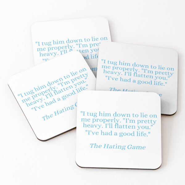 Item preview, The Hating Game Quote designed and sold by chrisevanswife.