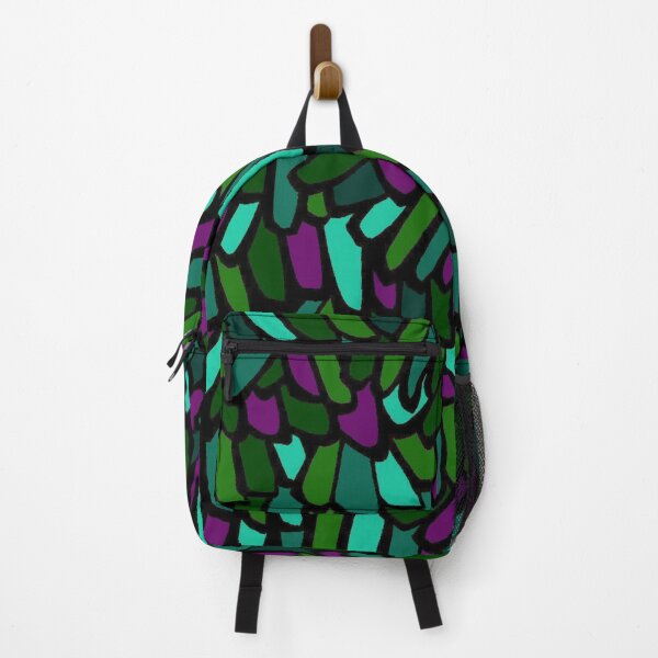 Item preview, Fantastical Purple and Green Abstract Collage designed and sold by Korroby.