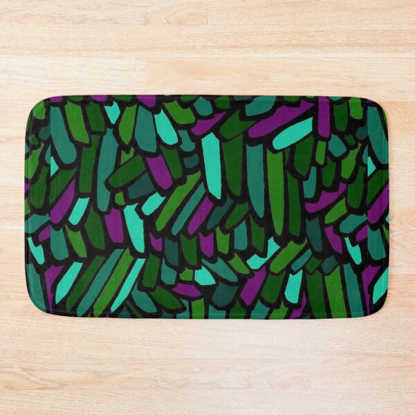 Item preview, Fantastical Purple and Green Abstract Collage designed and sold by Korroby.