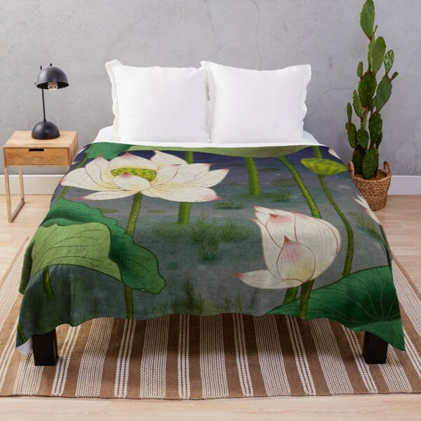 Item preview, Lotus flowers C - Minhwa-Korean traditional/folk art designed and sold by minsillust.