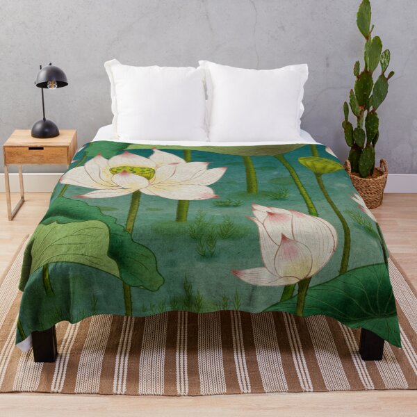 Item preview, Lotus flowers A - Minhwa-Korean traditional/folk art designed and sold by minsillust.