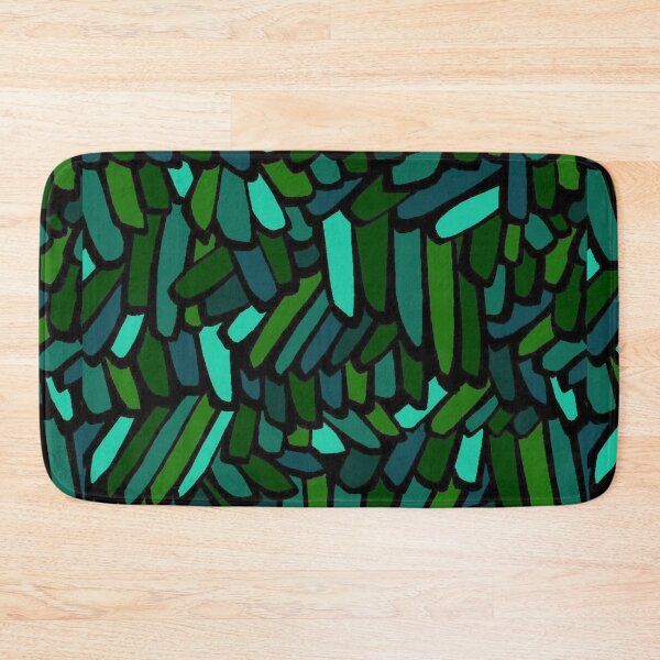 Item preview, Fantastical Green Abstract Collage  designed and sold by Korroby.