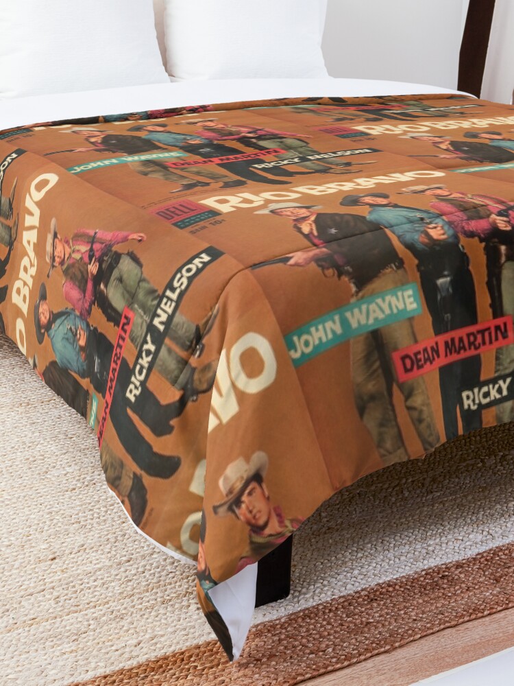 Alternate view of Rio Bravo Dell Comic Book Cover Comforter