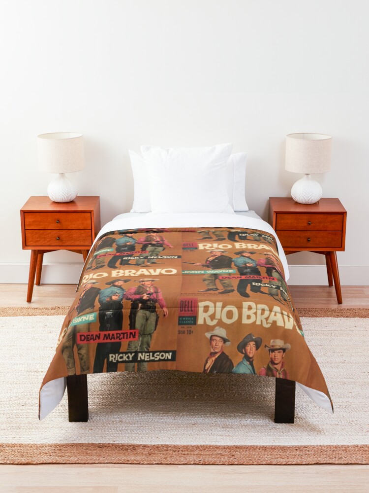 Alternate view of Rio Bravo Dell Comic Book Cover Comforter