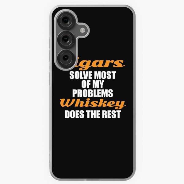 Item preview, Cigars solve most my problems whiskey does the rest designed and sold by pearlindustries.