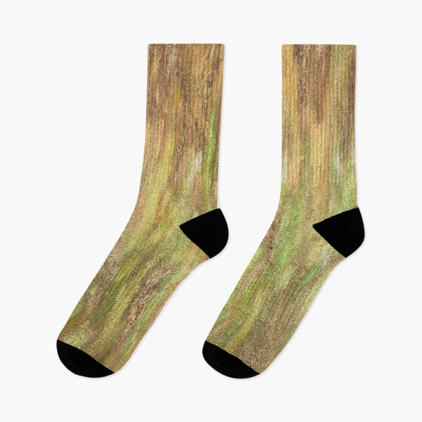 Item preview, Wilderness Green and Gold Abstract Art Work designed and sold by Ilana Khoshsima.