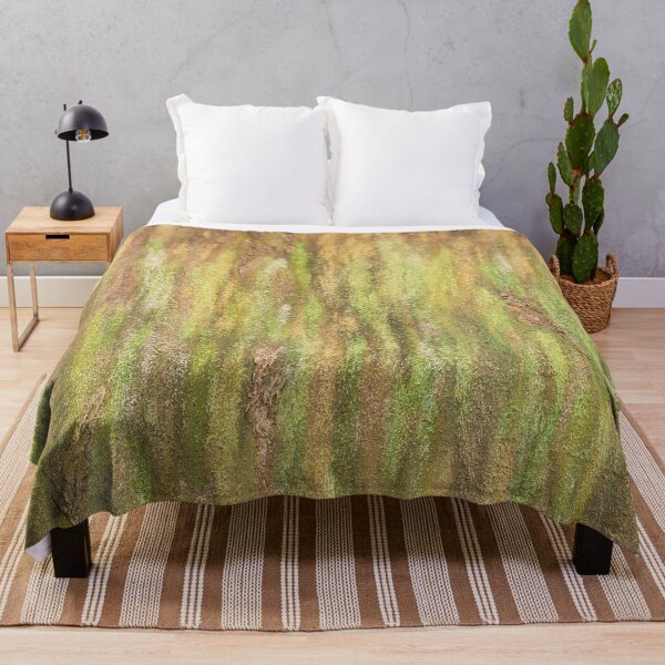 Item preview, Wilderness Green and Gold Abstract Art Work designed and sold by Ilana Khoshsima.