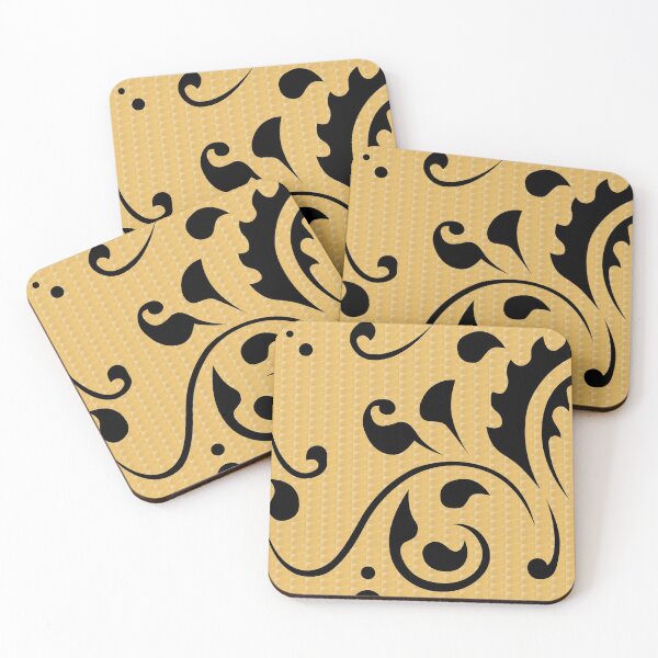 Item preview, Close Up Damask on Golden Soft Texture Pattern designed and sold by vortexatelier.