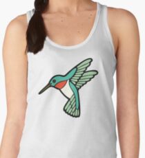 Hummingbird Pattern Women's Tank Top