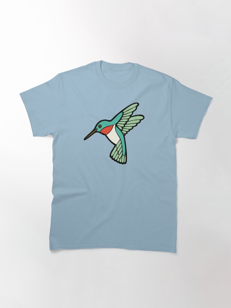 Alternate view of Hummingbird Pattern Classic T-Shirt
