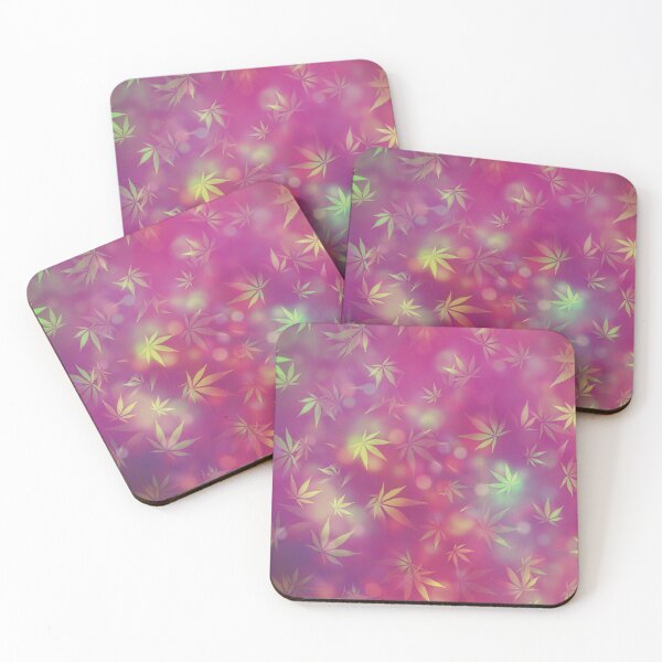 Item preview, Marijuana GOLD LEAF Bokeh Art Pattern - Pretty Cannabis Weed Design designed and sold by CannaCreative.