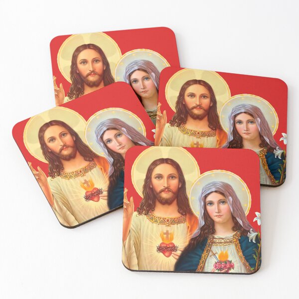 Item preview, Twin Hearts - II (Jesus and Mary) transparent background designed and sold by Brasilia.