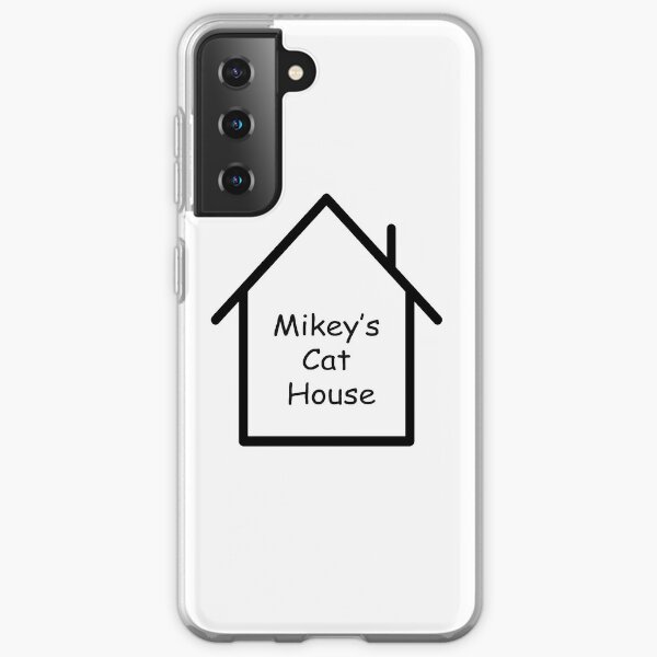 Mikeys Cat House on White Samsung Galaxy Soft Case