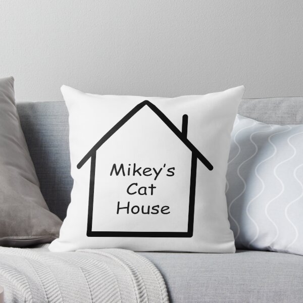 Item preview,  Mikeys Cat House on White designed and sold by ibjennyjenny.