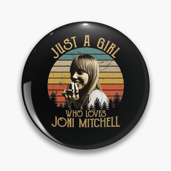 Item preview, Retro Vintage Just A Girl Who Loves Joni designed and sold by LindaGraham.
