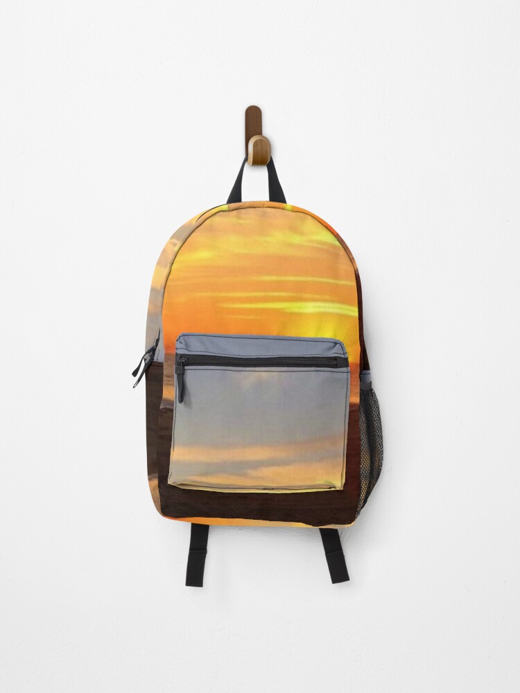 Thumbnail 1 of 3, Backpack, Sunset designed and sold by Susan-Miller.