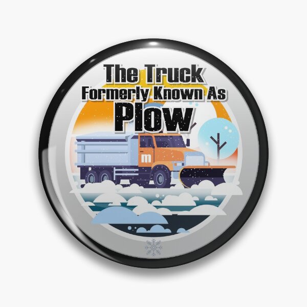Item preview, Prince and Plowy McPlowFace clears snow as a snowplow plows snow circle designed and sold by friendly-fox.
