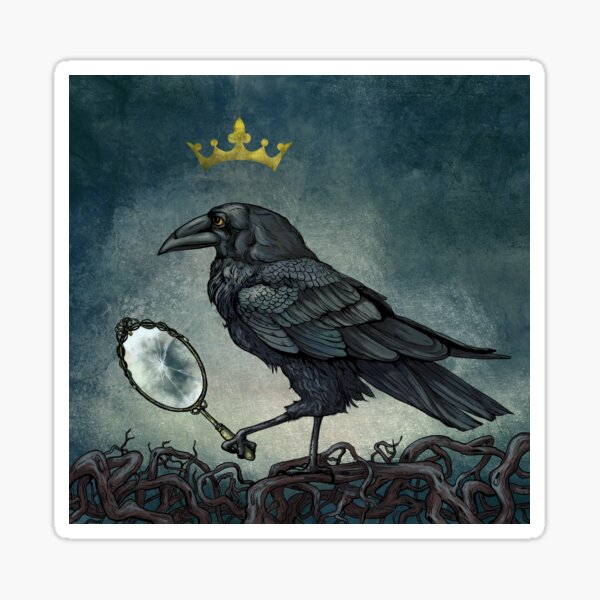 Raven King Sticker