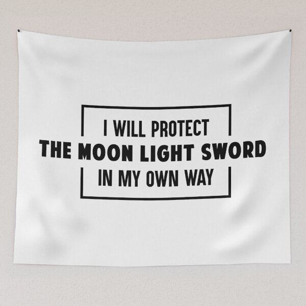 Item preview, I Will Protect The Moon Light Sword designed and sold by FilipeFerreira.