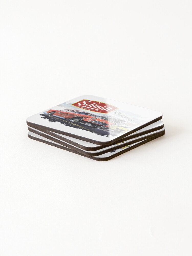 Thumbnail 4 of 5, Coasters (Set of 4), Schmidt Beer Racing designed and sold by Retrorockit.