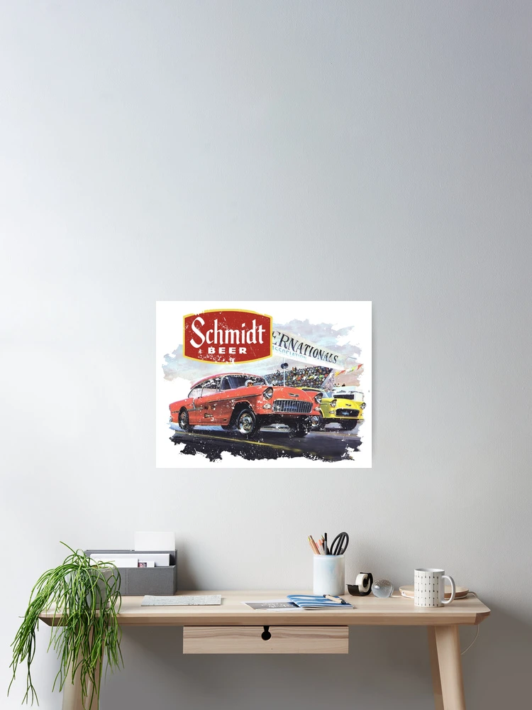 Thumbnail 2 of 3, Poster, Schmidt Beer Racing designed and sold by Retrorockit.