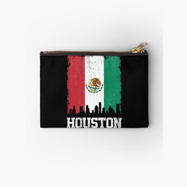 Item preview, Vintage Houston Mexican Flag Skyline Pride designed and sold by pixeljamz.