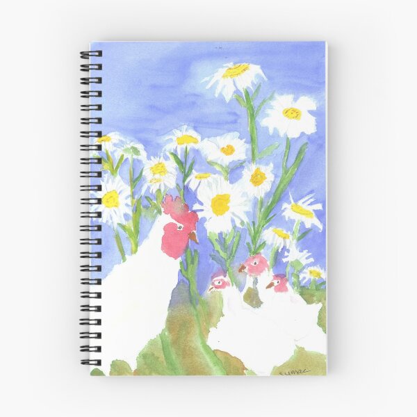 Item preview, Spring Chickens and Rooster with Daisies designed and sold by Bunkhouse.