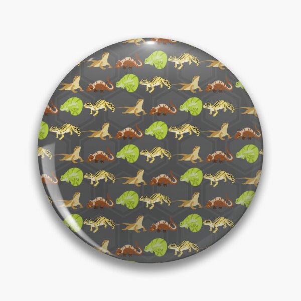 Item preview, Pet Critter Print Lizard Black, notebook, phone case, button, sticker designed and sold by OrganicOkapi.
