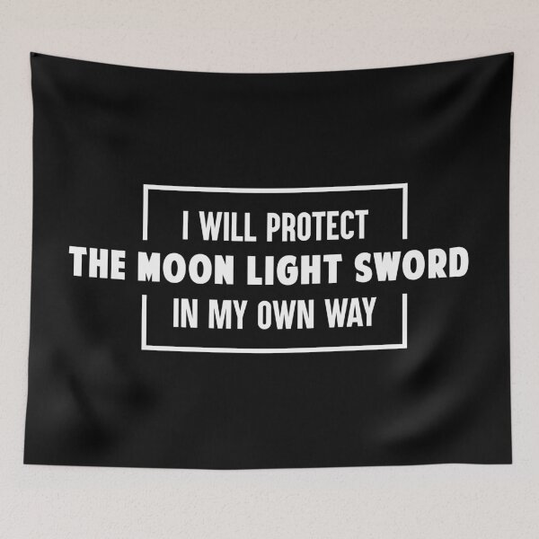 Item preview, I Will Protect The Moon Light Sword (White) designed and sold by FilipeFerreira.