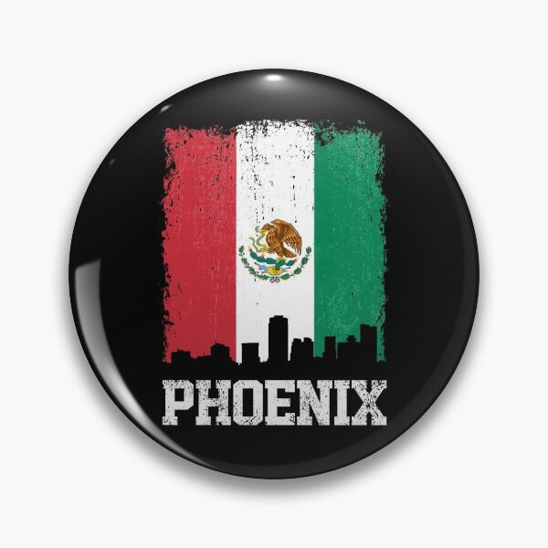 Item preview, Vintage Phoenix Mexican Flag Skyline Pride designed and sold by pixeljamz.