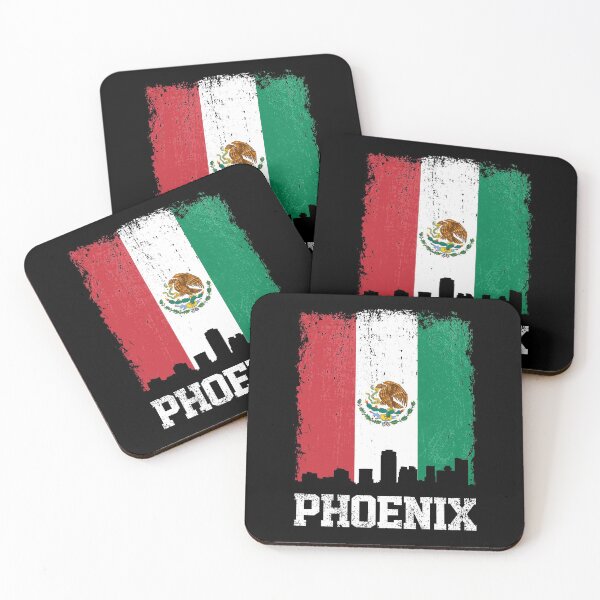 Item preview, Vintage Phoenix Mexican Flag Skyline Pride designed and sold by pixeljamz.