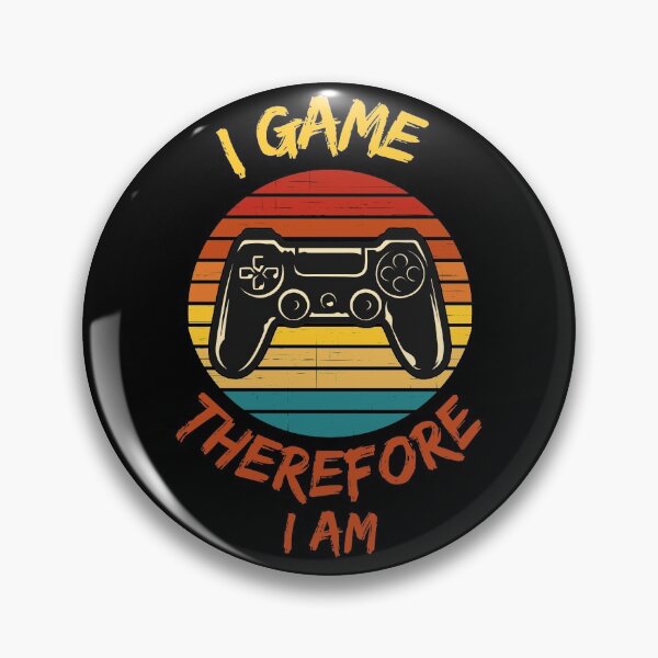 Item preview, I Game Therefore I Am designed and sold by JustSayingGifts.