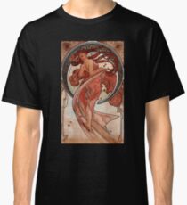 'Dance' by Alphonse Mucha (Reproduction) Classic T-Shirt