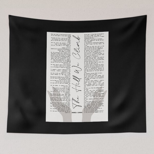 Item preview, Amanda Gorman Full Poem - The Hill We Climb designed and sold by birdmorrison.