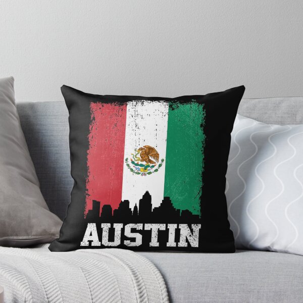 Item preview, Vintage Austin Mexican Flag Skyline Pride designed and sold by pixeljamz.