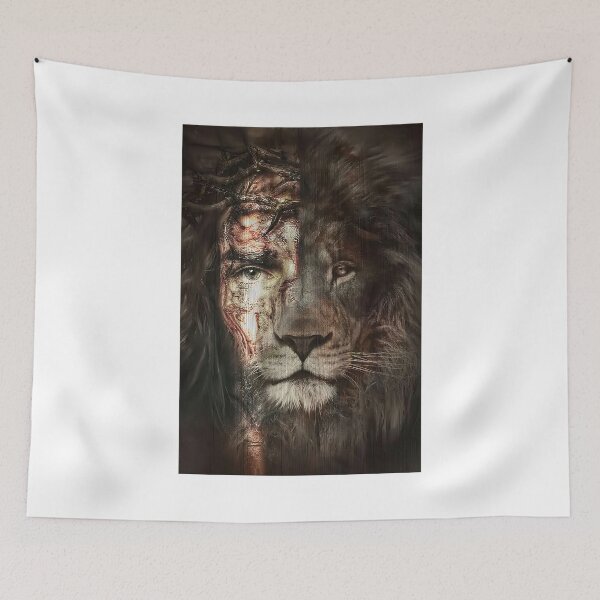 Item preview, Lion and Jesus  designed and sold by birdmorrison.